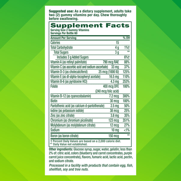 Men's Multivitamin Gummy, 120 Gummies