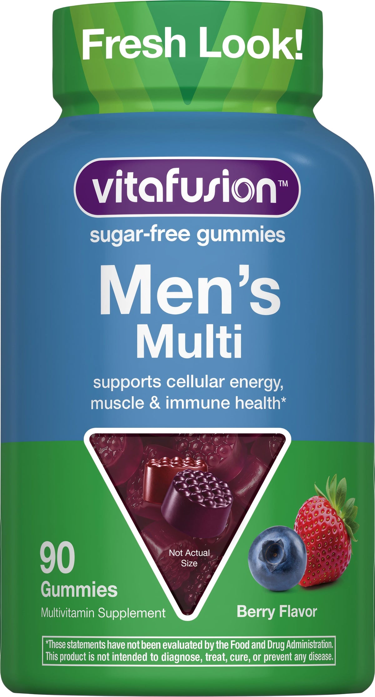 Sugar Free Men's Multivitamin Gummy, 90 Gummies