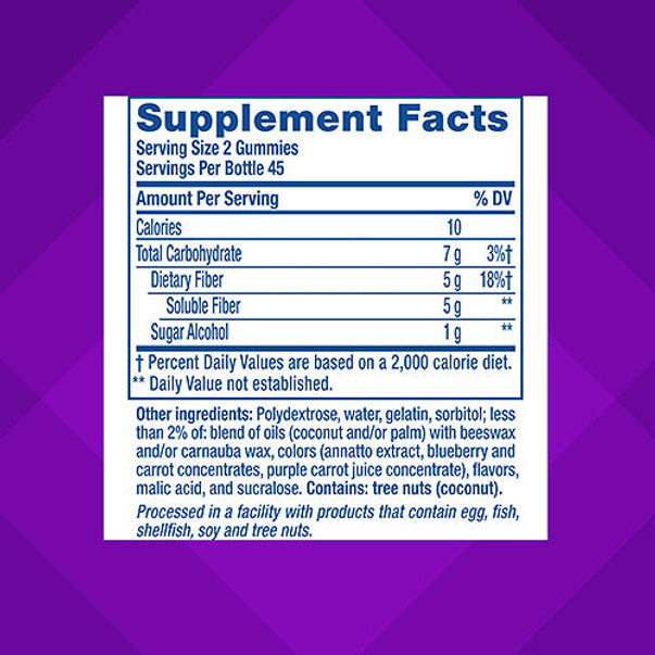 Fiber Well Sugar Free Gummy, 90 Gummies