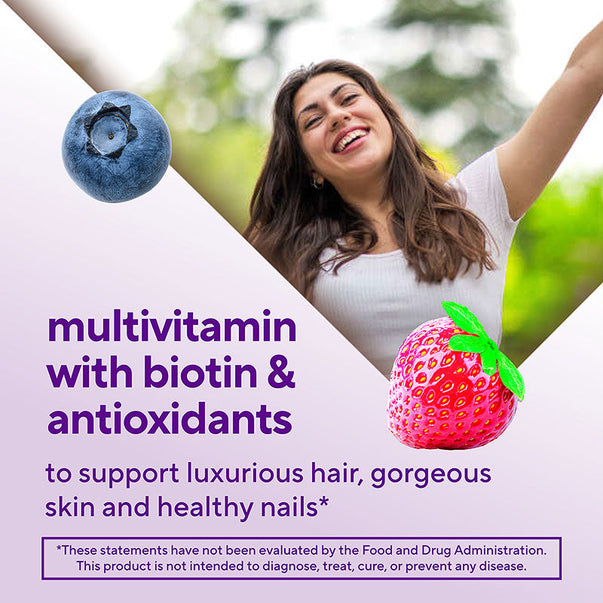 Hair, Skin, & Nails Multivitamin Gummy, 100 Gummies