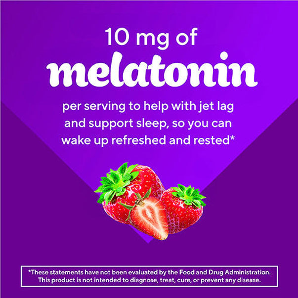 Melatonin Max Strength 10 mg Gummy Vitamin, 100 Gummies