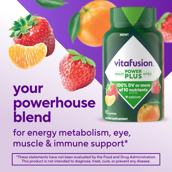 Power Plus MultiVites Gummy Vitamin, 90 Gummies