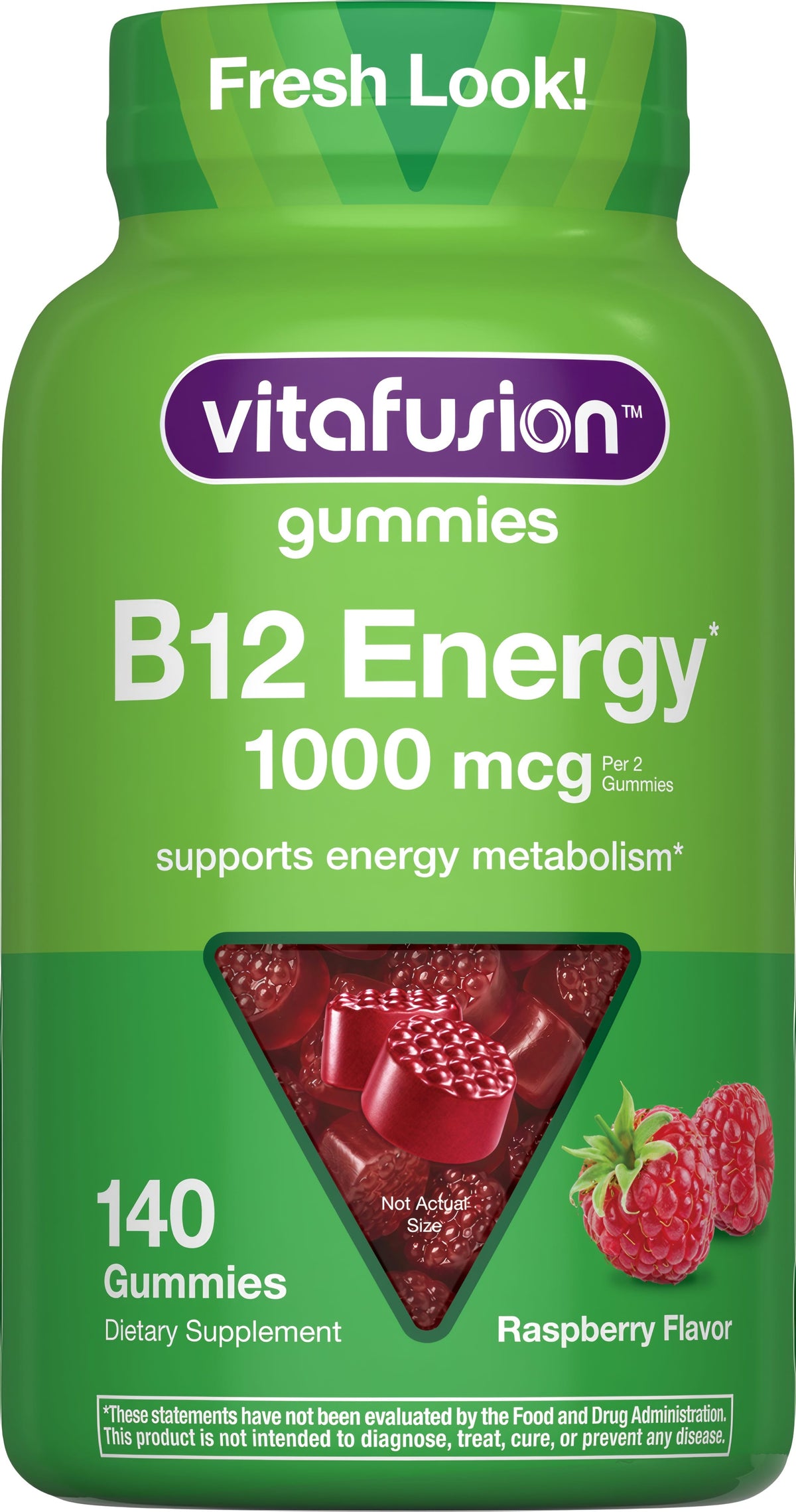 Vitamin B-12 1,000 mcg Gummy, 140 Gummies