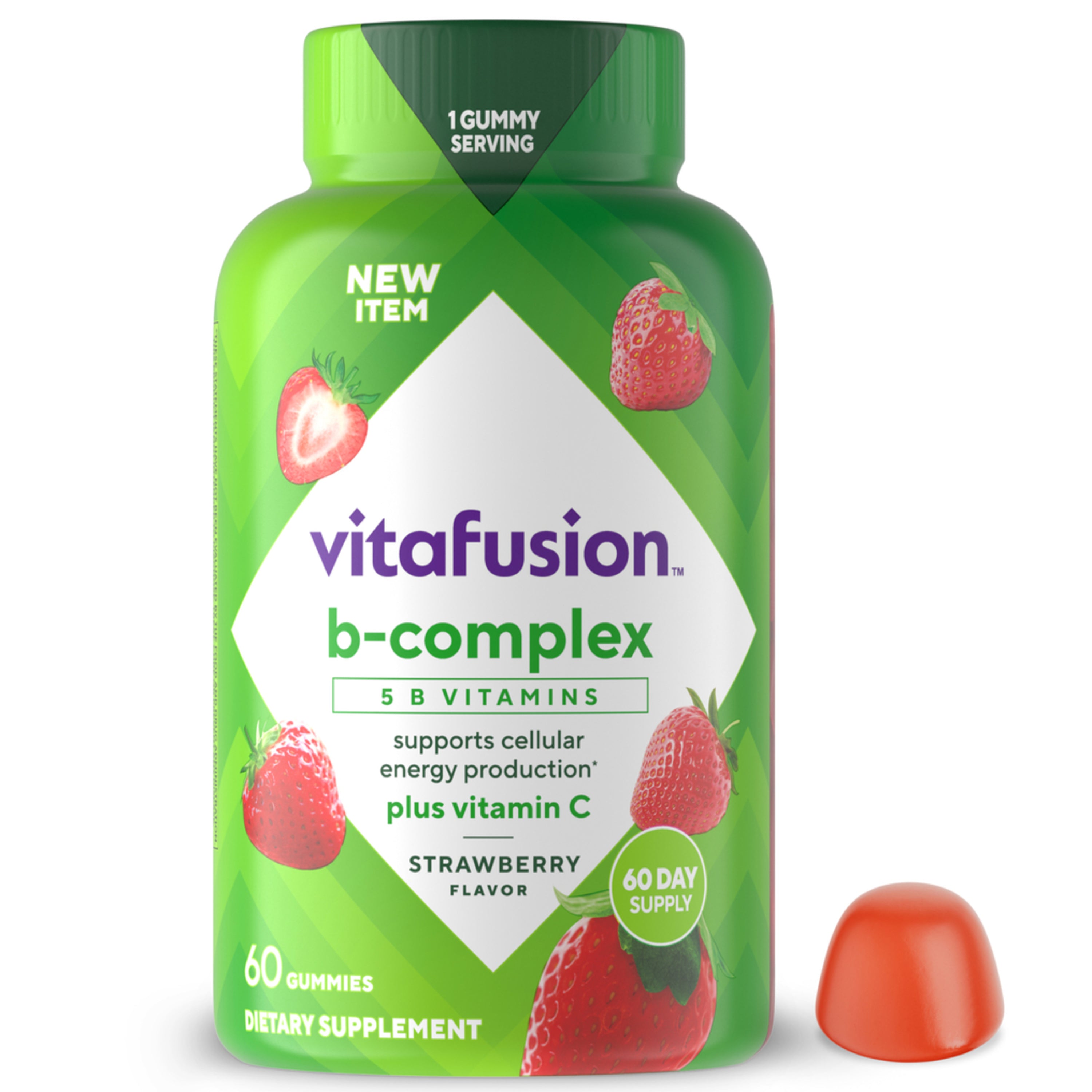 Vitamin B-Complex Gummy, 60 Gummies