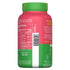Side bottle shot of vitafusion Women’s Multi gummies showing partial Supplement Facts, directions, barcode, product information, and Free Of icons indicating Gluten and High Fructose Corn Syrup.