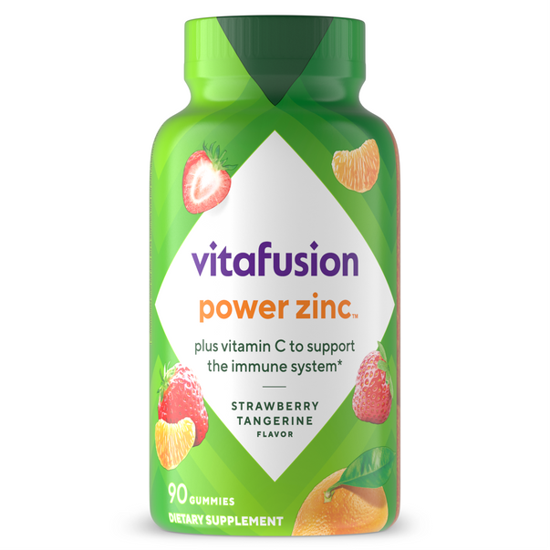Power Zinc + Vit C Gummy, 90 Gummies