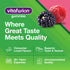 icons highlighting Consumer Loved Flavors, Superior Taste & Texture, 20+ Years Expertise, and Uncompromised Quality.