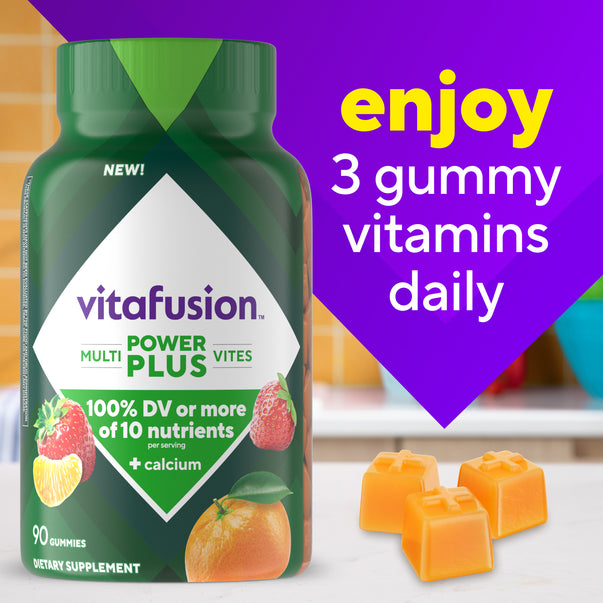 Power Plus MultiVites Gummy Vitamin, 90 Gummies