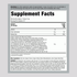 Supplement Facts for Fiber Well Organic Raspberry Lemon showing ingredients and nutritional information in a clear format.