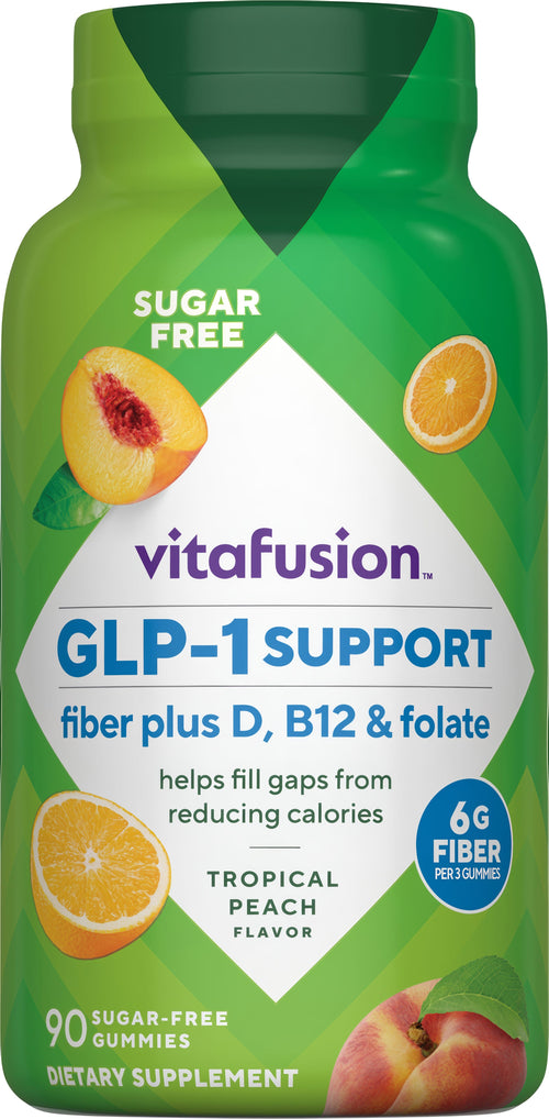 glp 1 fiber Vitafusion GLP-1 Support Fiber Plus D, B12 & Folate 90 ct