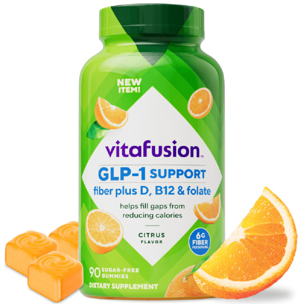 GLP-1 Support Fiber Gummy Vitamin, 90 Gummies