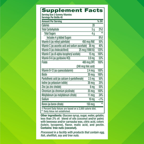 Multi + Immune Support* Gummy Vitamin, 90 Gummies