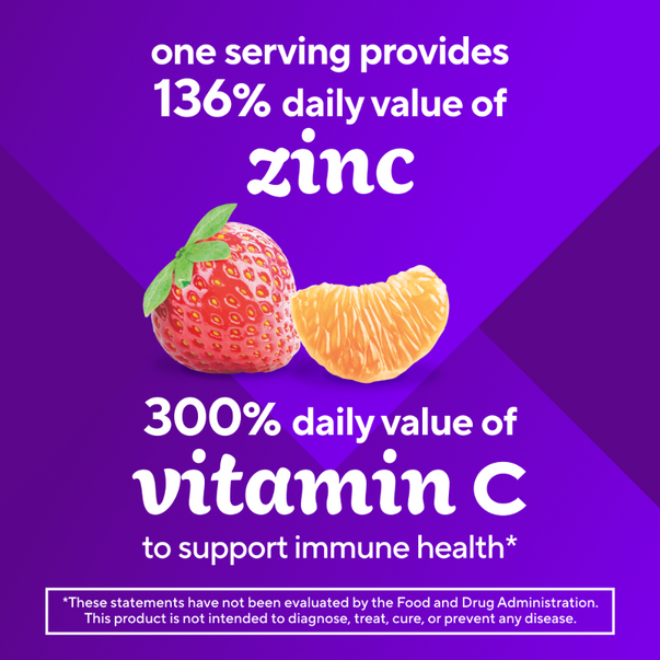 Power Zinc + Vit C Gummy, 90 Gummies