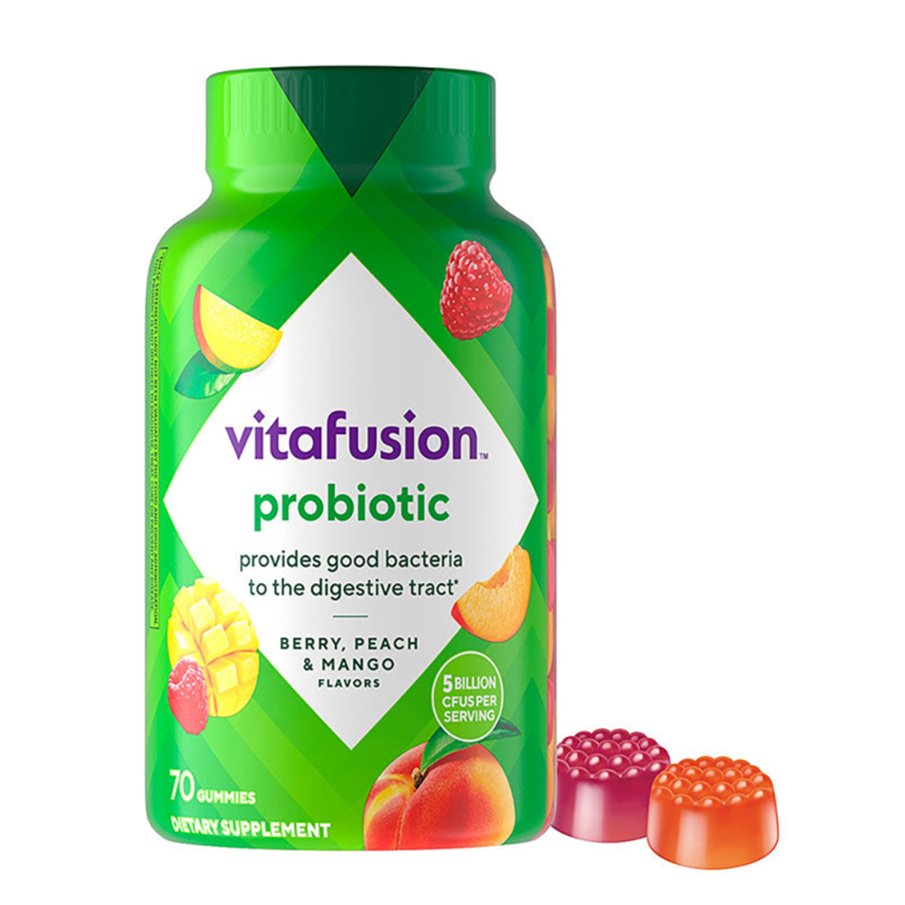 Probiotic Supplement 5 Billion Gummy, 70 Gummies