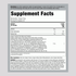 Supplement Facts for VF Fiber Well Women's Organic Raspberry Powder, 8.25oz.