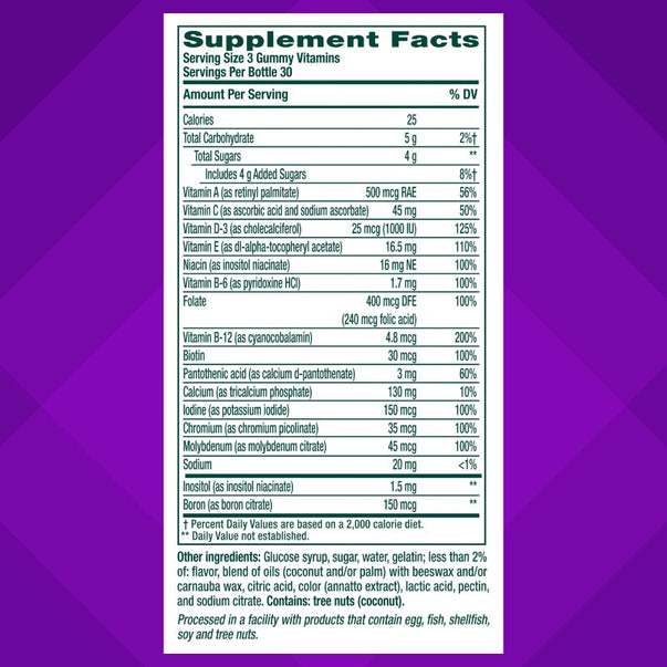 Power Plus MultiVites Gummy Vitamin, 90 Gummies