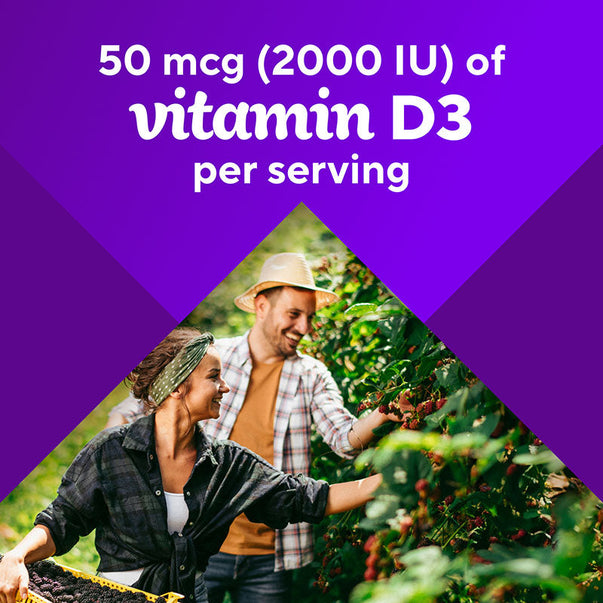 Vitamin D3 2,000 IU Gummy, 150 Gummies