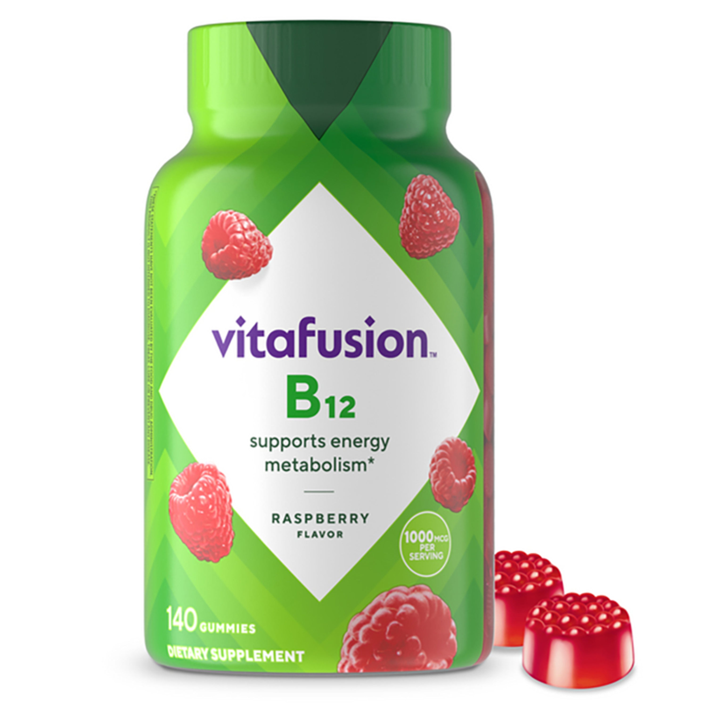 Vitamin B-12 1,000 mcg Gummy, 140 Gummies