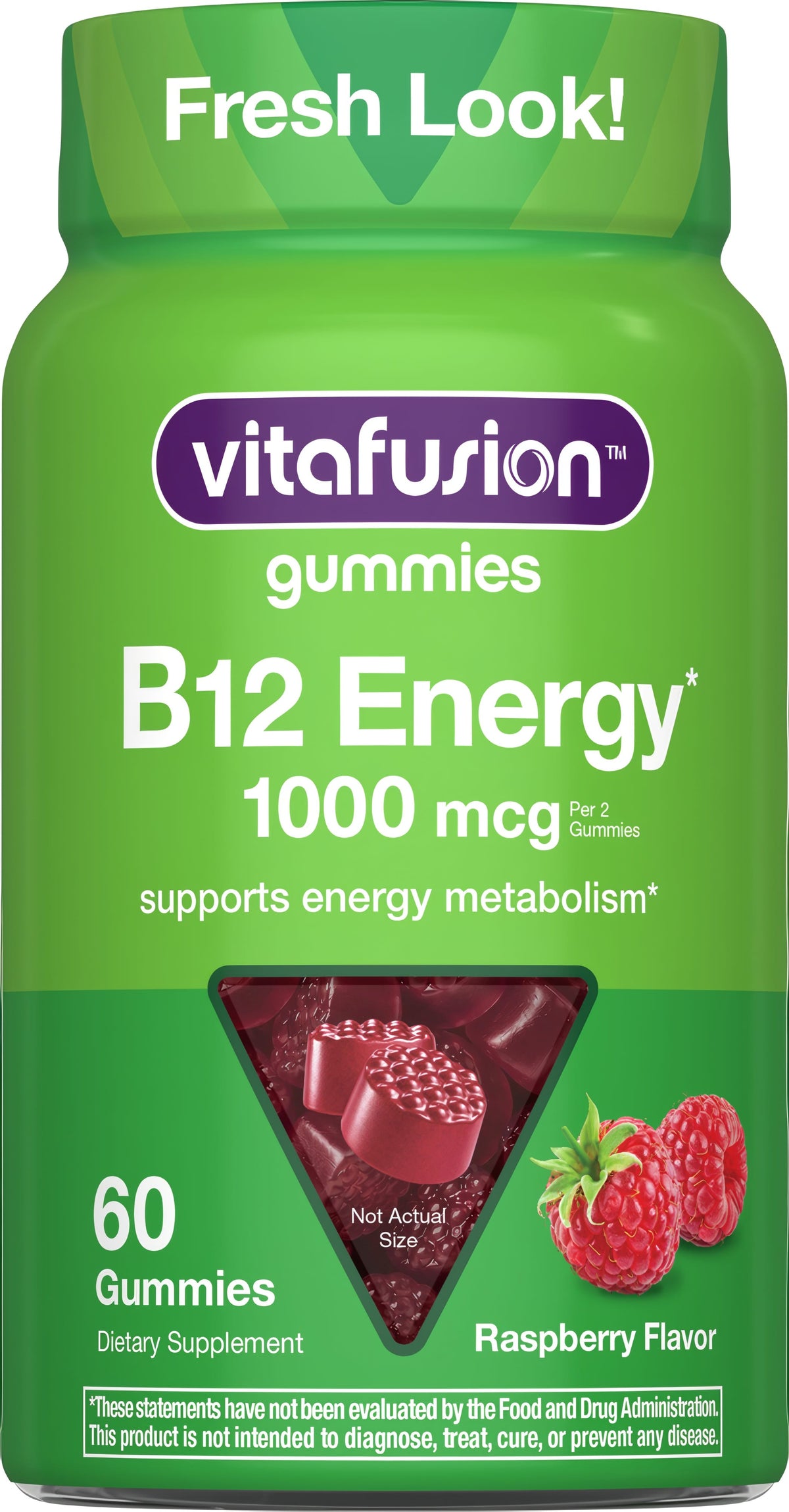 Vitamin B-12 1,000 mcg Gummy, 60 Gummies