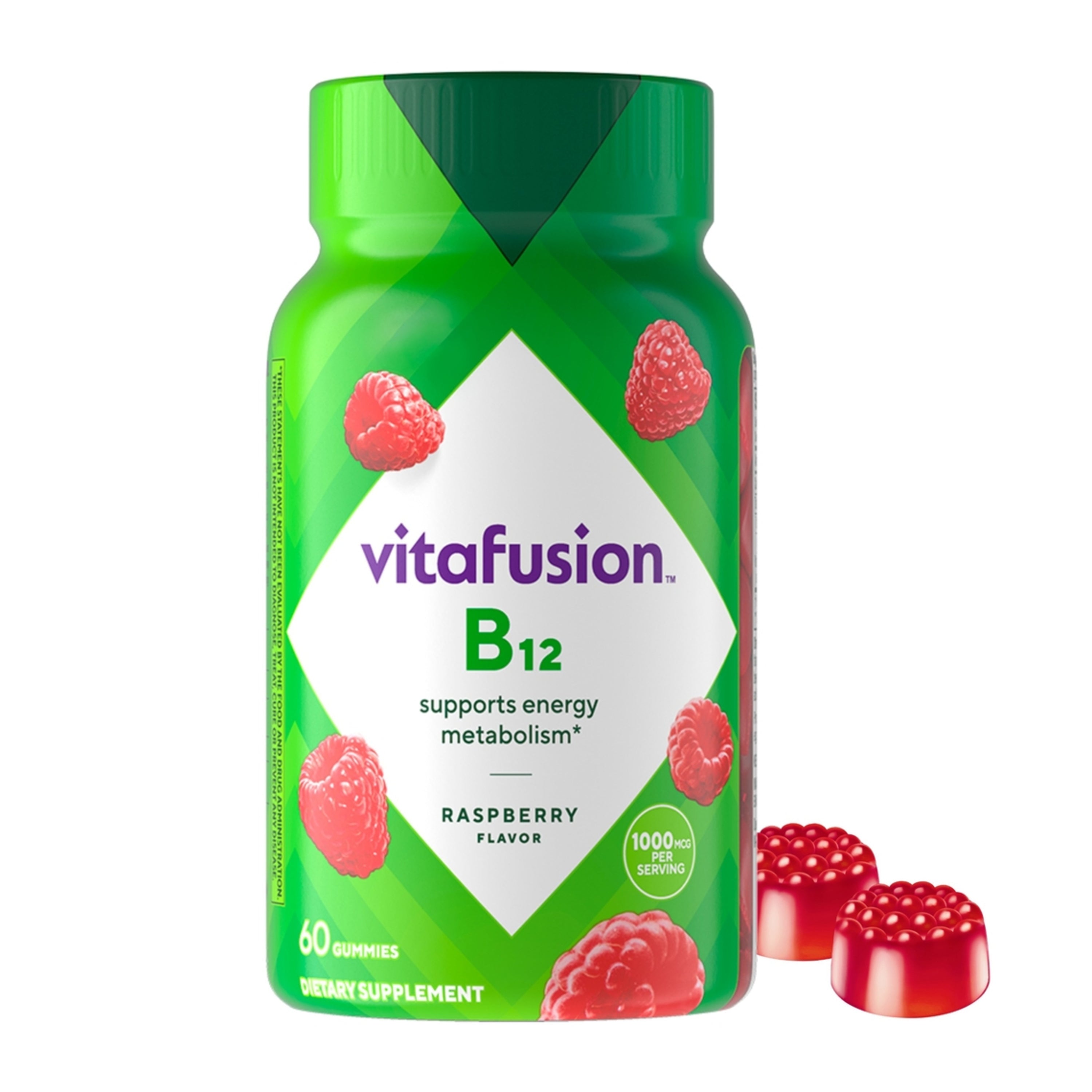 Vitamin B-12 1,000 mcg Gummy, 60 Gummies
