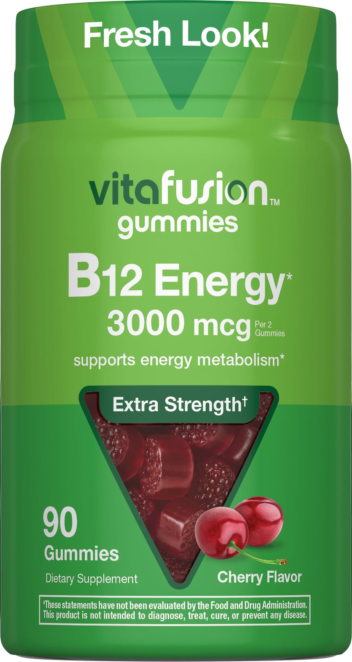 Vitamin B-12 3,000 mcg Gummy, 90 Gummies