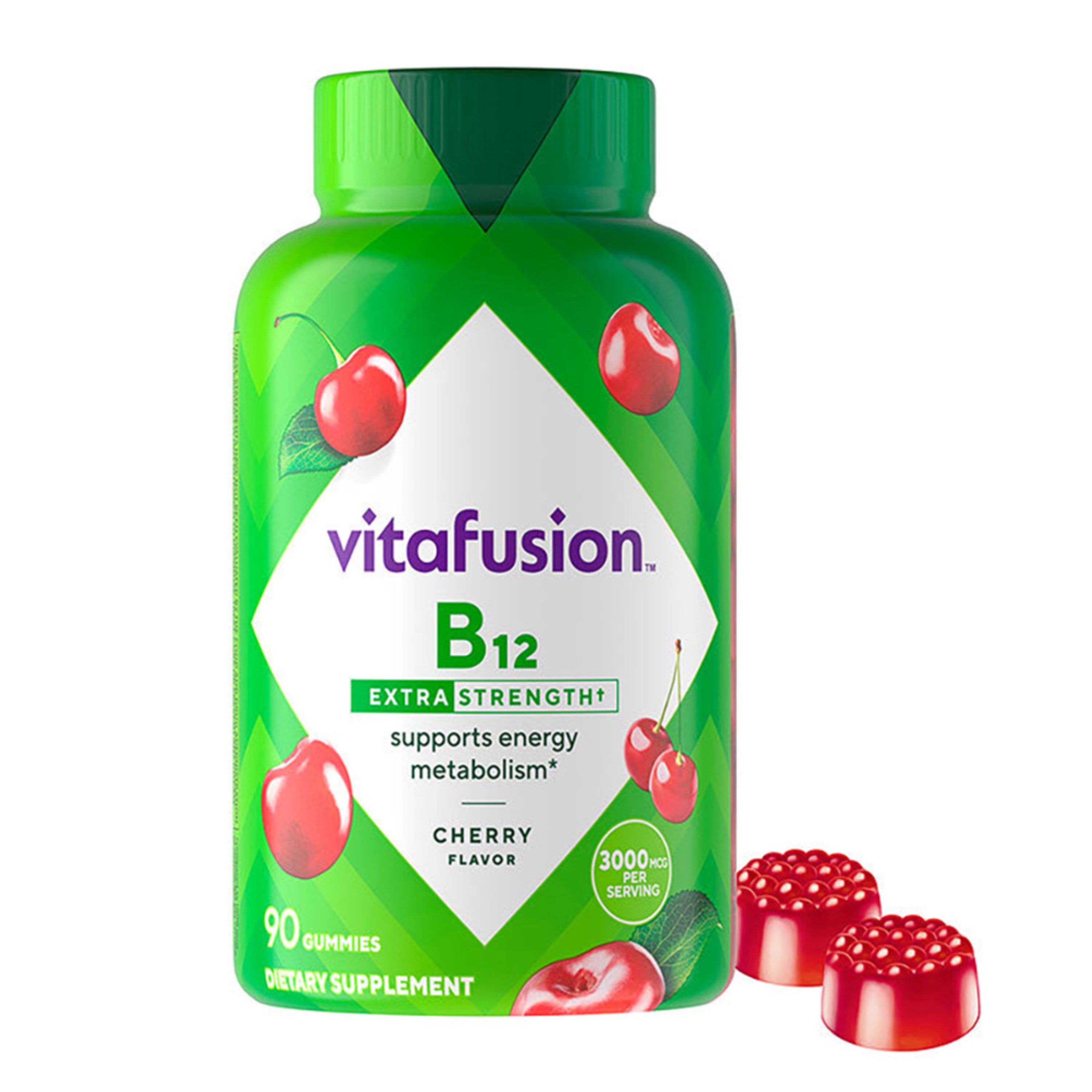 Vitamin B-12 3,000 mcg Gummy, 90 Gummies