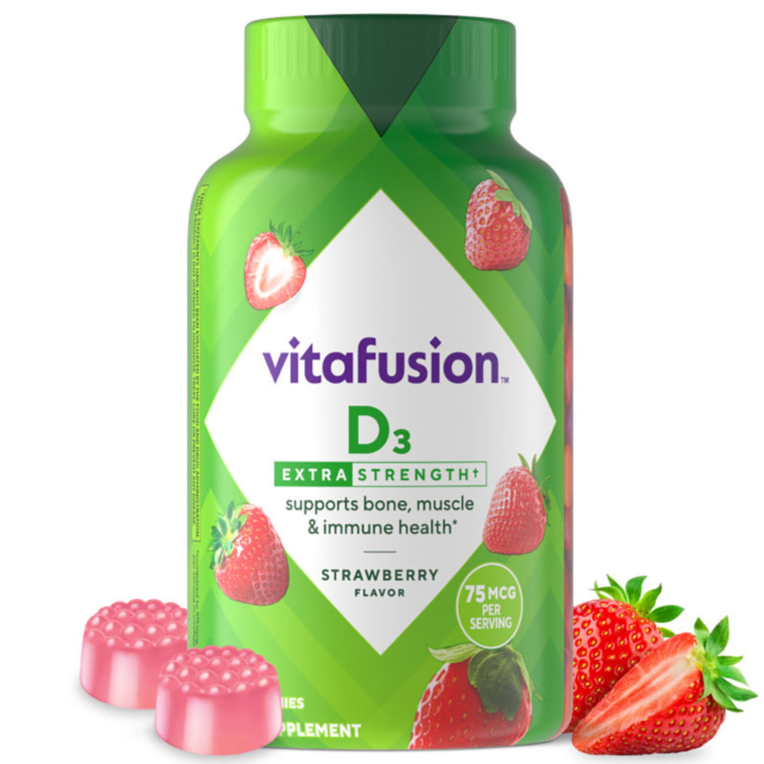 Vitamin D3 Extra Strength 3,000 IU Gummy, 120 Gummies